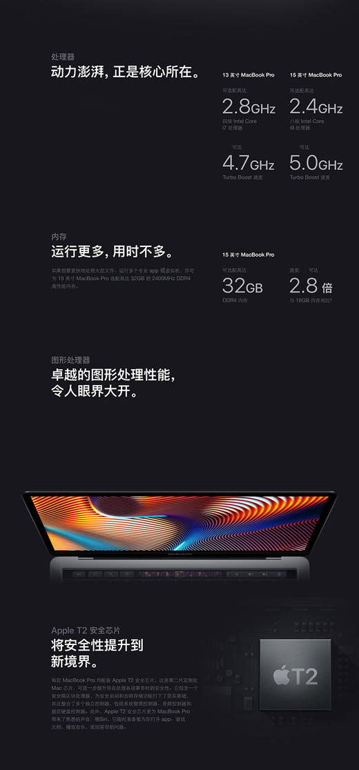 苹果 Apple 13 英寸 MacBook Pro 触控栏和触控 ID 2.4GHz 四核处理器 JPY带授权招加盟代理 商品图3