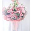 《琉璃书》. 粉色少女心花束冬季粉玫瑰颜色偏浅 商品缩略图1