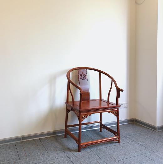 红桥红  家具严选  缅甸花梨（大果紫檀）  【恭王府圈椅茶桌七件套】 商品图7