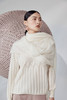 高支羊绒手工工艺长开衫披肩 SJF92P154N 商品缩略图3