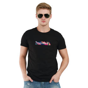 自由基地2020夏季新款男士短袖潮流修身薄款弹力棉圆领标准码T恤