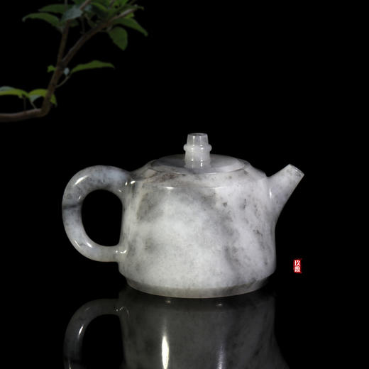 和田玉（青花）玉壶--汉铎壶（宋鸣放6624）141.48g 商品图3