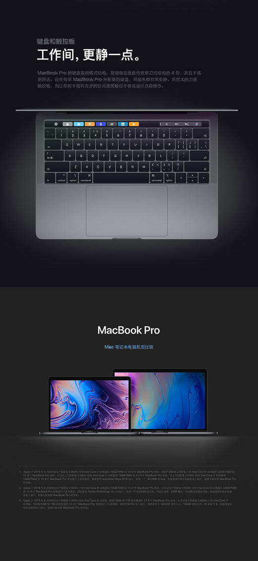 苹果 Apple 13 英寸 MacBook Pro 触控栏和触控 ID 2.4GHz 四核处理器 JPY带授权招加盟代理 商品图7