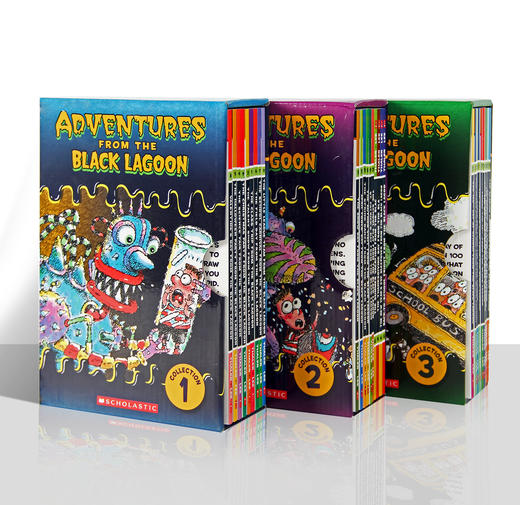 盖世童书【点读版】Black Lagoon Adventures黑湖小学历险记30册，畅销近20年的经典桥梁书，帮助孩子从绘本过渡到章节书 商品图0