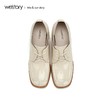 westory通勤百搭女2020春新品方头粗跟系带靴W29CM70481 商品缩略图1