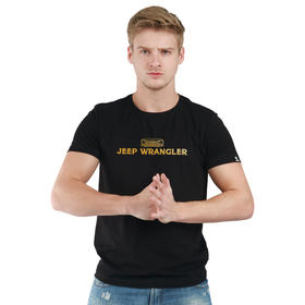 男士短袖20新款潮流修身薄款莫代尔弹力简单印花个性常规日常T恤