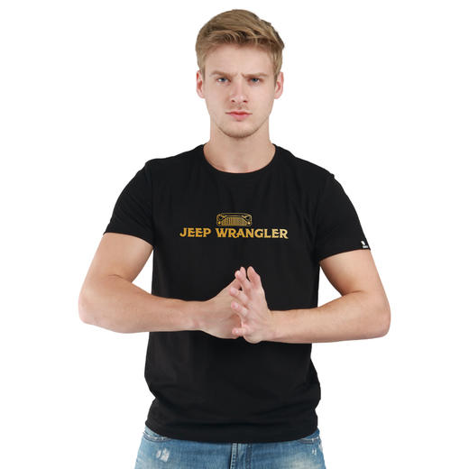 男士短袖20新款潮流修身薄款莫代尔弹力简单印花个性常规日常T恤 商品图0