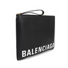 BALENCIAGA 巴黎世家 春夏男女通用黑色小牛皮LOGO印花手拿包 黑色 594350 1IZCM 1090 商品缩略图2