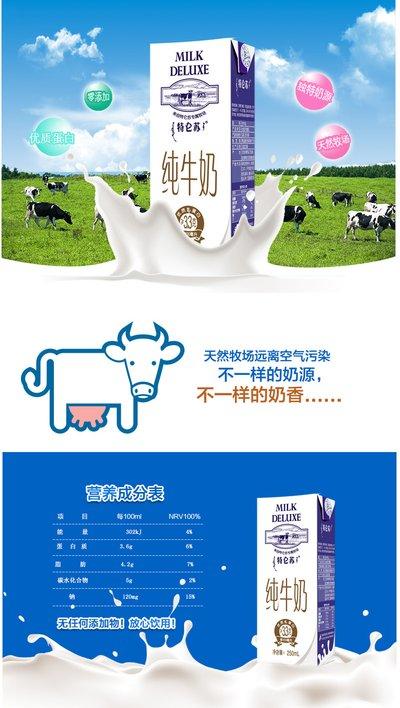 蒙牛特仑苏纯牛奶250ML*12盒 商品图1