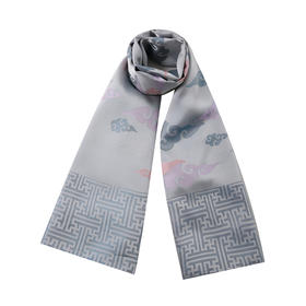 SAINTJOY/上久楷宋锦双面披肩零度空间粉绿YSJ17025（仅供展示，勿拍）