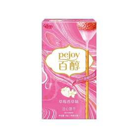 格力高 百醇注心饼干 草莓香草味 48g