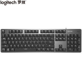 罗技（Logitech）K845 机械键盘 有线键盘 游戏办公键盘 全尺寸 单光 黑色 TTC轴  JPY带授权招加盟代理