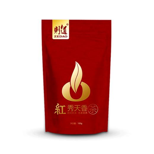 则道古树红茶袋装100g日光晒红工艺