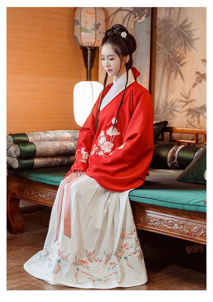 汉服女四季平安传统明制交领袄裙上衣下裙非古装日常秋冬