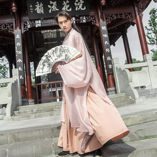 景明汉服男装原创正品对襟长衫外套夏季传统中国风
