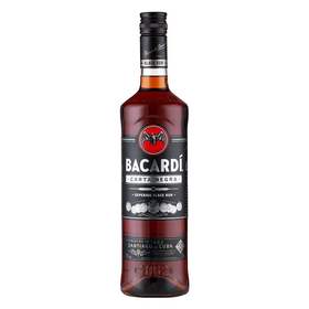 [洋酒]百加得 黑朗姆40度750ml