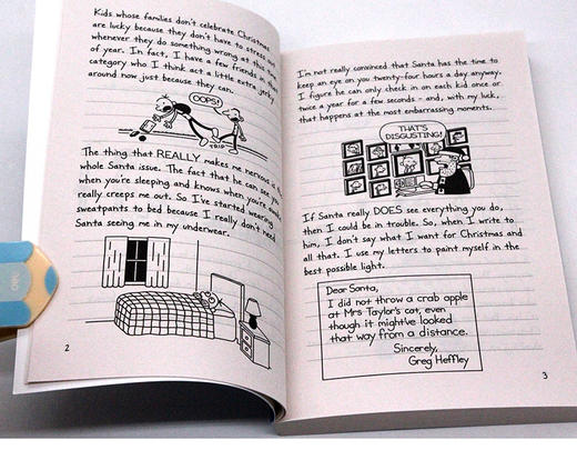 小屁孩日记6 英文原版小说 Diary of a Wimpy Kid Cabin Fever 哭包日记 儿童英语课外阅读章节桥梁书 漫画图画故事书 商品图1