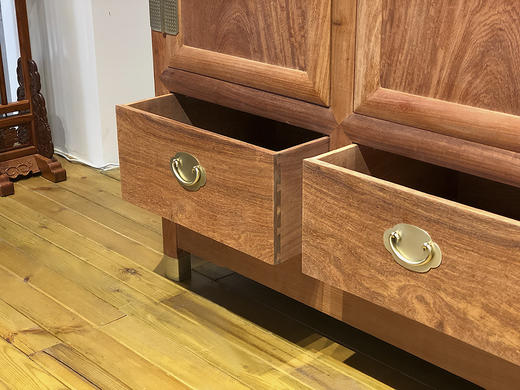 红桥红  家具严选  缅甸花梨（大果紫檀）  【238 素面 顶箱柜】 商品图7