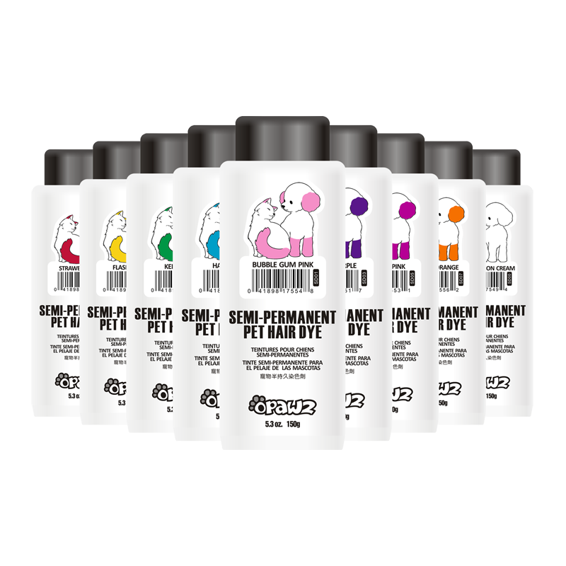 半持久宠物染色剂套装+稀释膏 OPAWZ小爪印