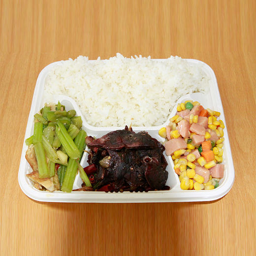 【凤酒飘香】凤酒飘香 快餐盒饭一荤两素 两荤一素 三个荤菜（每天菜品不固定） 商品图0