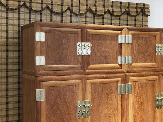 红桥红  家具严选  缅甸花梨（大果紫檀）  【238 素面 顶箱柜】 商品图2