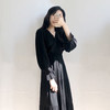 V-neck long sleeve long dress  V领长袖长连衣裙JPY带授权招加盟代理 商品缩略图2