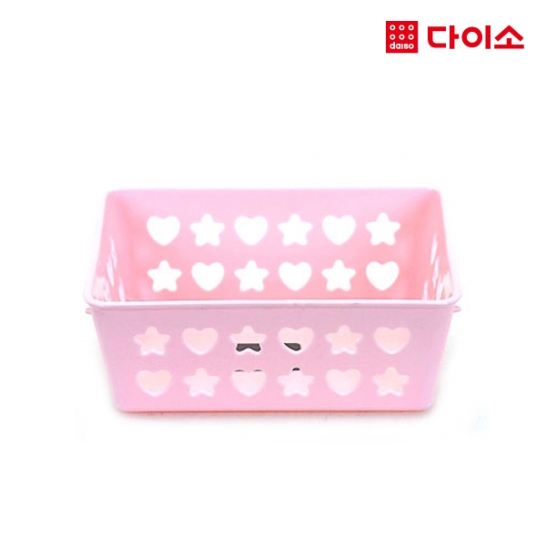 [Daiso]Star and heart-shaped storage box星心形收纳盒 小10558JPY带授权招加盟代理
