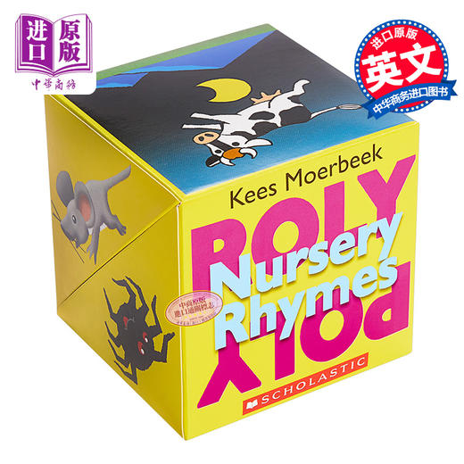 【中商原版】学乐 神奇翻转书 儿歌英文原版 Roly Poly Pop-Up: Nursery Rhymes童谣 商品图0