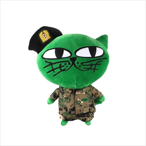 OKCAT - OKCAT DOLL MILITARY LOOK 毛绒青蛙军服娃娃JPY带授权招加盟代理 商品图0