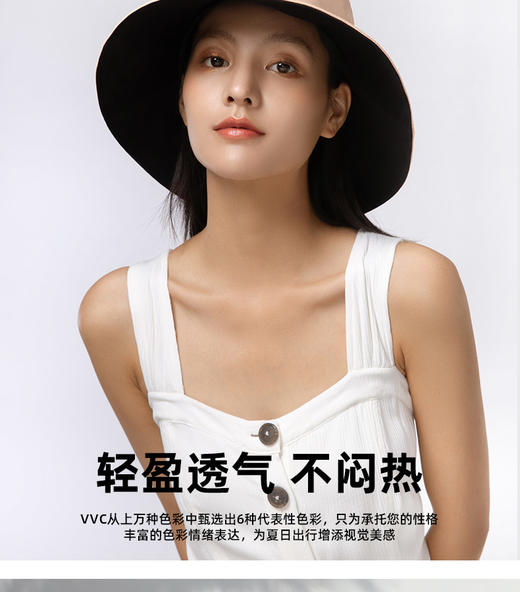 现货   韩国VVC双面渔夫帽女青春版遮阳防晒帽防紫外线出游海滩太阳帽（747） 商品图1