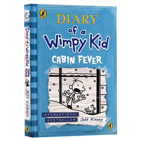 小屁孩日记6 英文原版小说 Diary of a Wimpy Kid Cabin Fever 哭包日记 儿童英语课外阅读章节桥梁书 漫画图画故事书