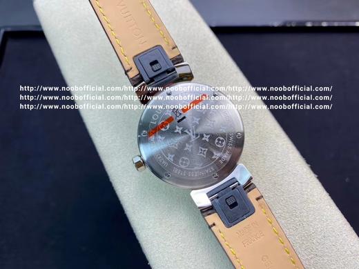 LV工厂超神之作，LV——TAMBOUR SLIM全系列陆续空降市场！致敬原厂 完成使命！ 【三大超级亮点】腕表尺寸34mm 1.表盘的填油细腻，印刷立体，刻度镶嵌工整，个个精品无瑕。 2.蓝宝水晶 商品图6