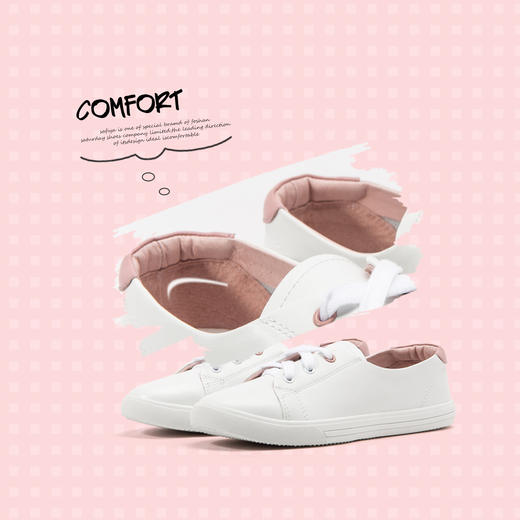 safiya索菲娅百搭燕尾拼色平底小白鞋2020商场同款SF01112011 商品图4