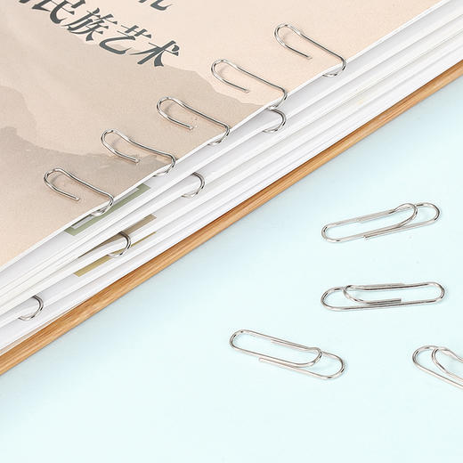 齐心B3500防锈回形针29mm3#金属曲别针一般常用大小 商品图4