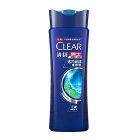 清扬 男士去屑洗发露  活力运动薄荷型 蓝瓶 175g