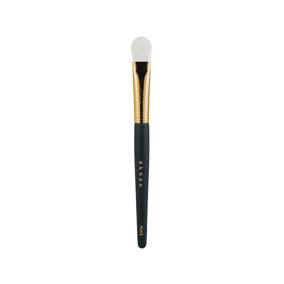okhee detail powder brush (PIV03) 3号 扁头细腻散粉蜜粉刷JPY带授权招加盟代理