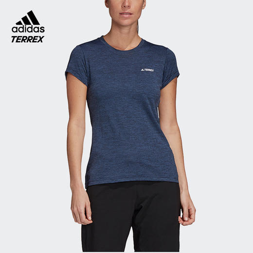 【特价】Addias阿迪达斯 Terrex Tivid 男女款户外运动短袖T恤 商品图3