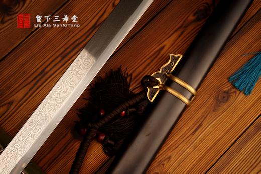 三希堂 绝影系列 乌木金戈唐刀 未开刃 商品图6