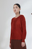 秋冬 圆领镂空羊绒女套衫 SJF92W125N 商品缩略图2