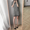 Houndstooth mini knitted dress 千鸟格迷你针织连衣裙JPY带授权招加盟代理 商品缩略图4
