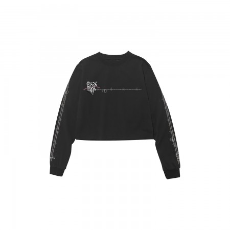 [H.Y.L.T] BLACKPINK CROPPED T-SHIRTS_MELTING HEART_粉墨T恤JPY带授权招加盟代理