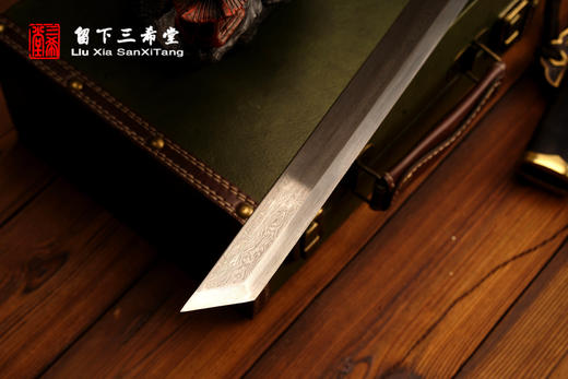 三希堂 绝影系列 乌木金戈唐刀 未开刃 商品图8