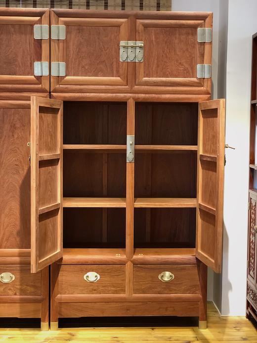 红桥红  家具严选  缅甸花梨（大果紫檀）  【238 素面 顶箱柜】 商品图8