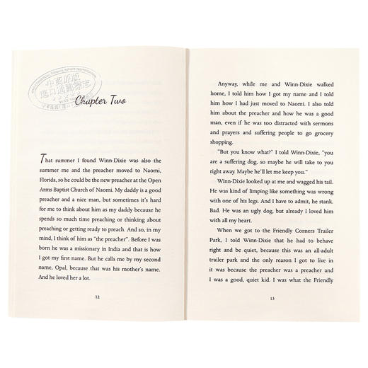 【中商原版】傻狗温迪克 英文原版 Because of Winn Dixie 都是黛茜惹的祸 纽伯瑞金奖小说 9-12岁 商品图5