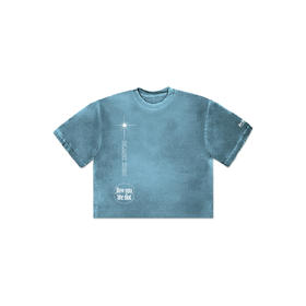 [H.Y.L.T] BLACKPINK CROPPED T-SHIRTS_BLUE 粉墨露腰T恤 新品JPY带授权招加盟代理