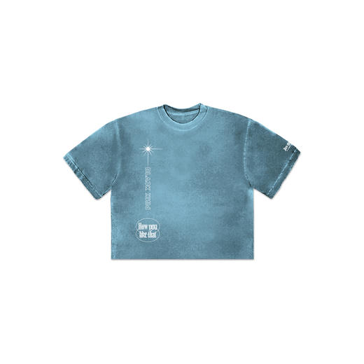 [H.Y.L.T] BLACKPINK CROPPED T-SHIRTS_BLUE 粉墨露腰T恤 新品JPY带授权招加盟代理 商品图0