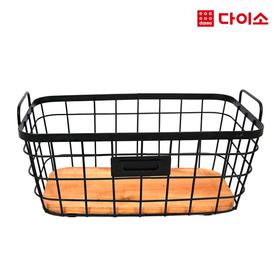 daiso Mesh iron storage basket  网格式铁质收纳篮 大-64259JPY带授权招加盟代理