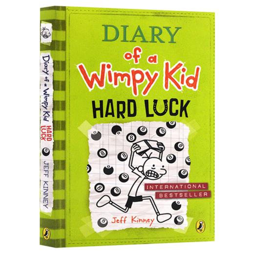 小屁孩日记8 英文原版小说 Diary of a Wimpy Kid Hard Luck 儿童章节桥梁书 漫画图画故事书国外校园儿童文学 商品图4