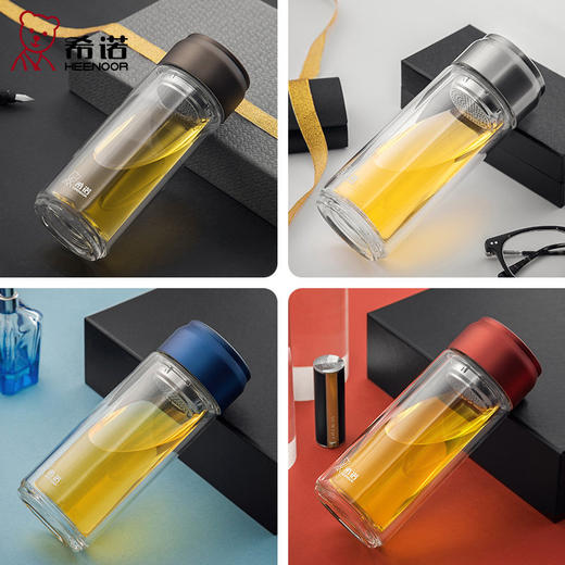 希诺双层玻璃杯XN-6773 325ML 商品图3