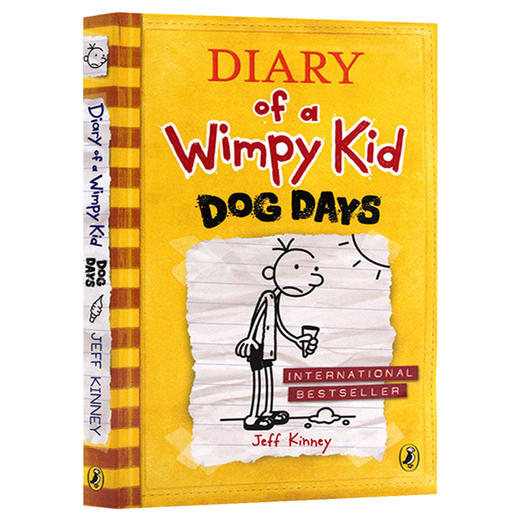 小屁孩日记4 英文原版小说 Diary of a Wimpy Kid 4 Dog Days 儿童英语课外阅读章节桥梁书 趣味爆笑漫画图画故事书 商品图1